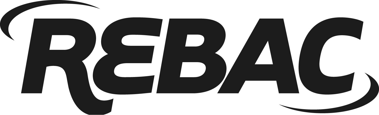 REBAC logo with black font